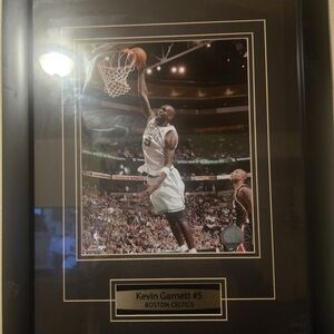 NFL Black and Gold Framed Basketball Photo